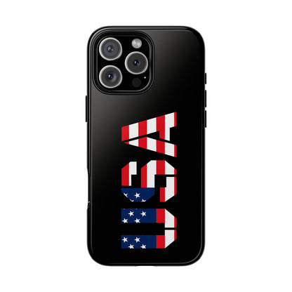 USA Flag Phone Case, Tough Phone Cover, Patriotic Gift, Independence Day Accessory, American Pride Mobile Case - TRV