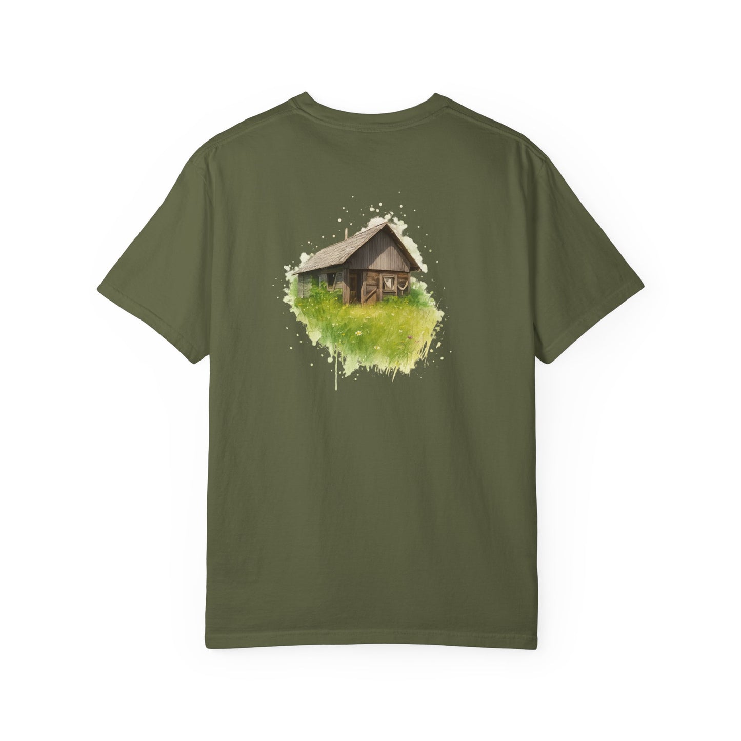 Nature-Inspired Unisex Garment-Dyed T-Shirt, Eco-Friendly Tee, Summer Casual Wear, Gift for Nature Lovers, Relaxed Fit T-Shirt - TRV