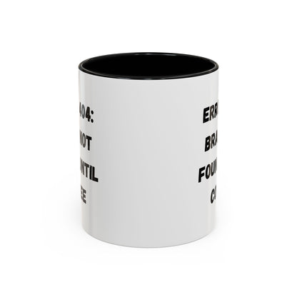 Error 404 Coffee Mug - Perfect for Your Daily Brew, Gift for Programmers, Humor for Coffee Lovers, Office Desk Decor, Nerdy Kitchenware