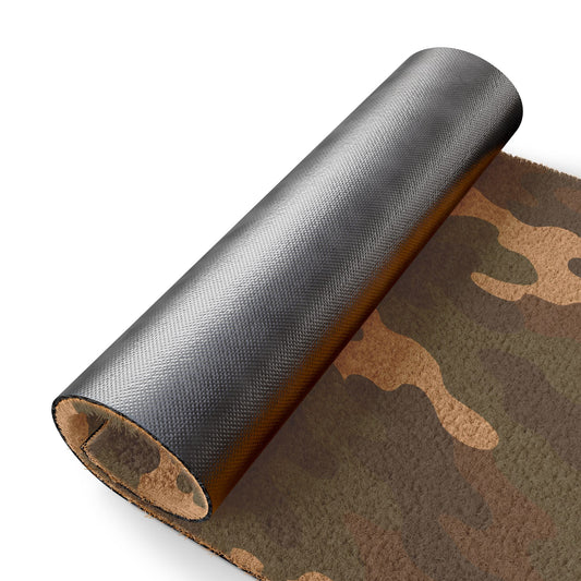 Camo Doormat | Outdoor Entrance Mat | Rustic Home Decor | Military Style Welcome Mat | Unique Gift for Veterans | Camouflage Rug - TRV
