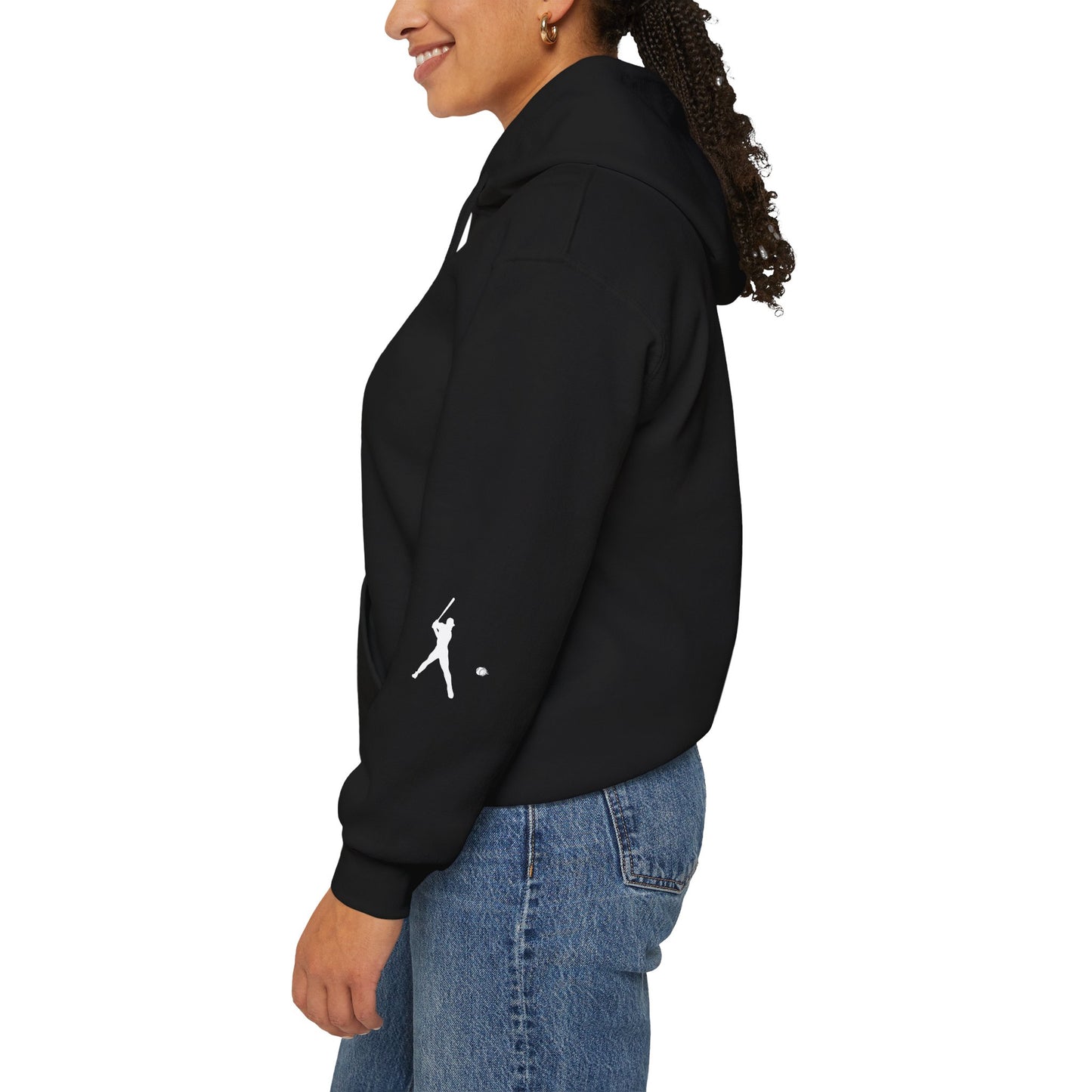 Sporty Unisex Baseball Hooded Sweatshirt, Casual Hoodie for Athletes, Perfect for Gifts, Comfy Streetwear, Ideal for Sports Events, Personal Use - TRV