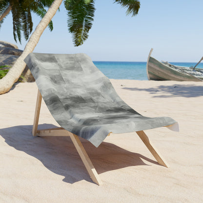 Stylish Grey Beach Towel, Soft Summer Blanket, Outdoor Pool Towel, Modern Beach Accessories, Perfect Gift for Beach Lovers