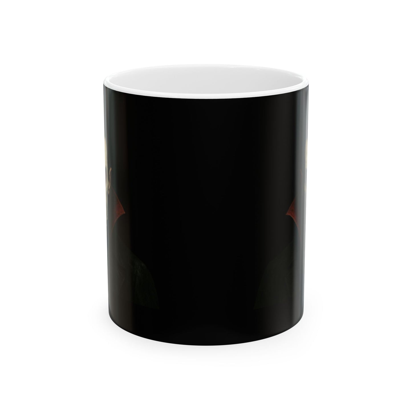 Gothic Dracula Vampire Ceramic Mug, Perfect for Halloween, Spooky Gifts, Coffee Lovers, Home Decor, 11oz & 15oz Sizes