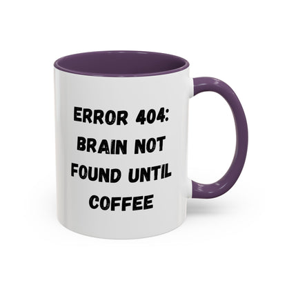 Error 404 Coffee Mug - Perfect for Your Daily Brew, Gift for Programmers, Humor for Coffee Lovers, Office Desk Decor, Nerdy Kitchenware