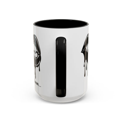 Dripping Lip Coffee Mug – "hmm..." Accent Ceramic Mug (11/15oz)