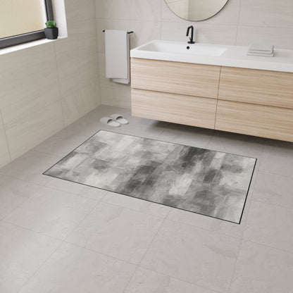 Stylish Heavy Duty Floor Mat with Modern Abstract Design, Home Decor, Kitchen Mat, Office Rug, Entryway Floor Covering, Durable Area Rug - TRV