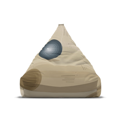Desert Sand Abstract Pattern Bean Bag Chair Cover | Neutral Boho Living Room - TRV