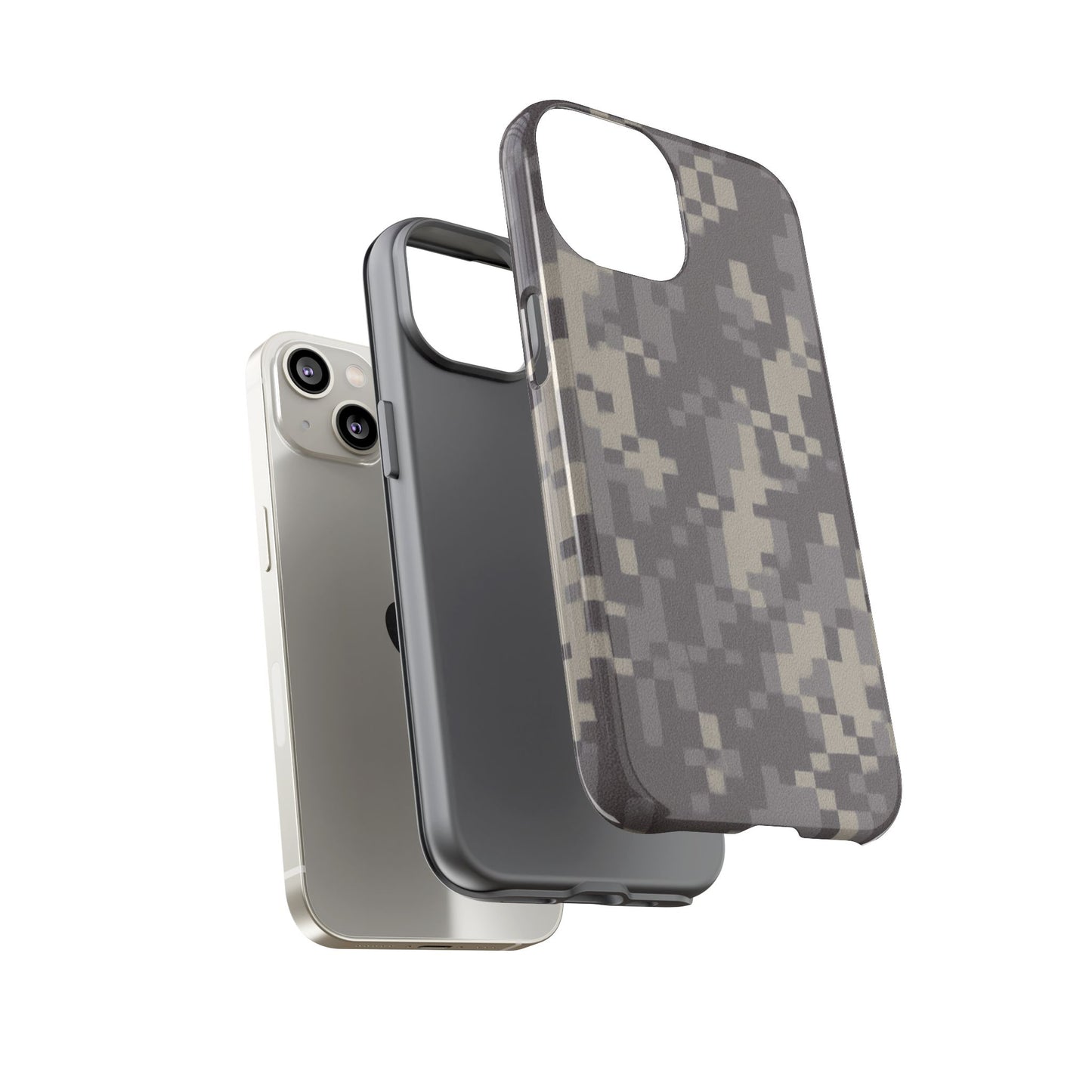 Camouflage Phone Case, Military Style Cover, Tough Phone Protection, Durable Phone Accessory, Gift for Veterans, Outdoor Enthusiasts - TRV