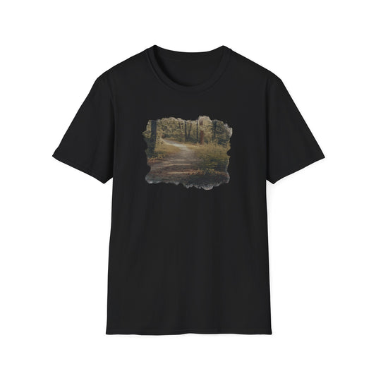 Nature-Inspired Unisex Softstyle T-Shirt, Eco-Friendly Fashion, Outdoor Lover Tee, Gift for Nature Enthusiasts, Casual Everyday Wear