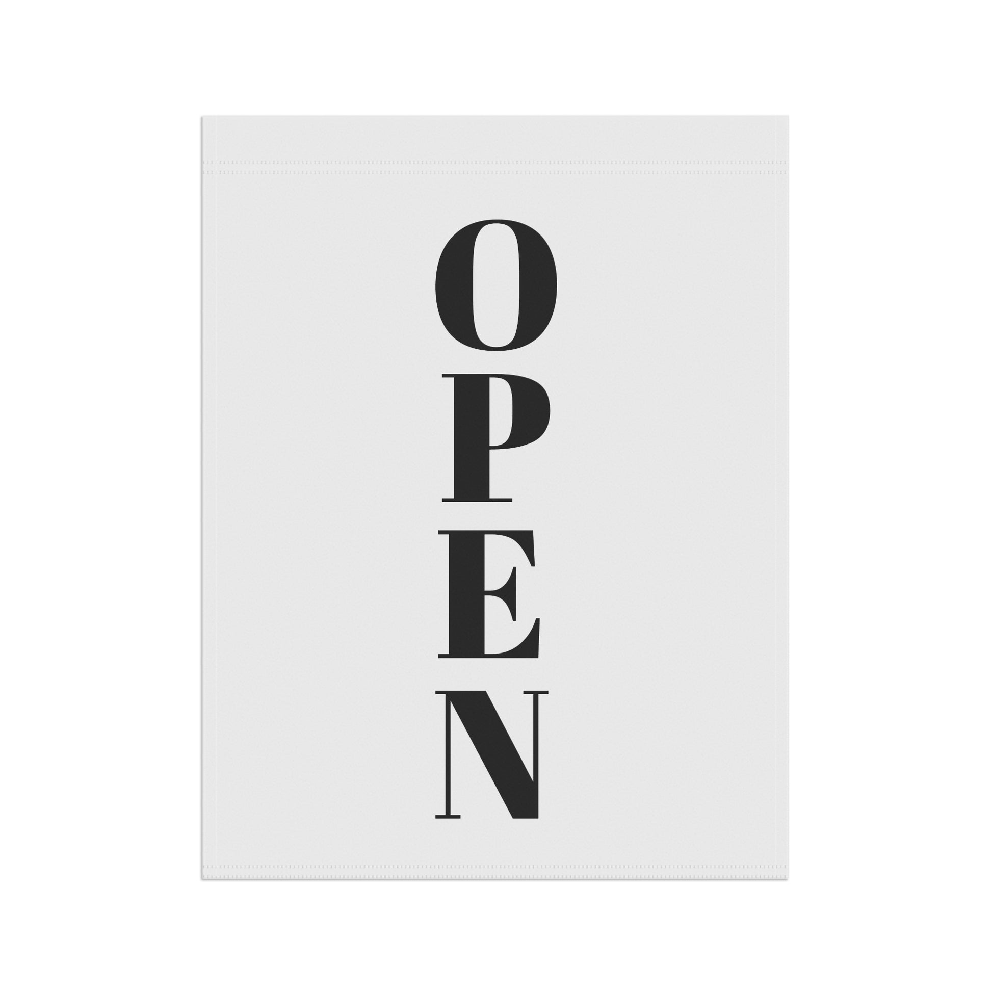 Open for Business Garden & House Banner | Outdoor Signage, Home Decor, Seasonal Greeting, Business Promotion, Garden Decor - TRV