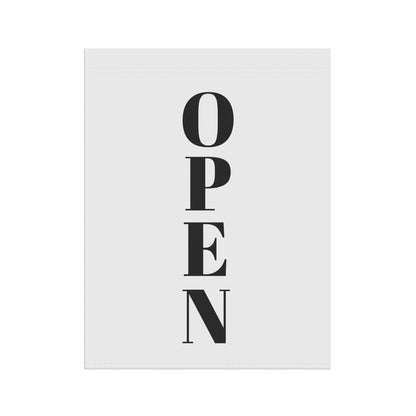 Open for Business Garden & House Banner | Outdoor Signage, Home Decor, Seasonal Greeting, Business Promotion, Garden Decor - TRV