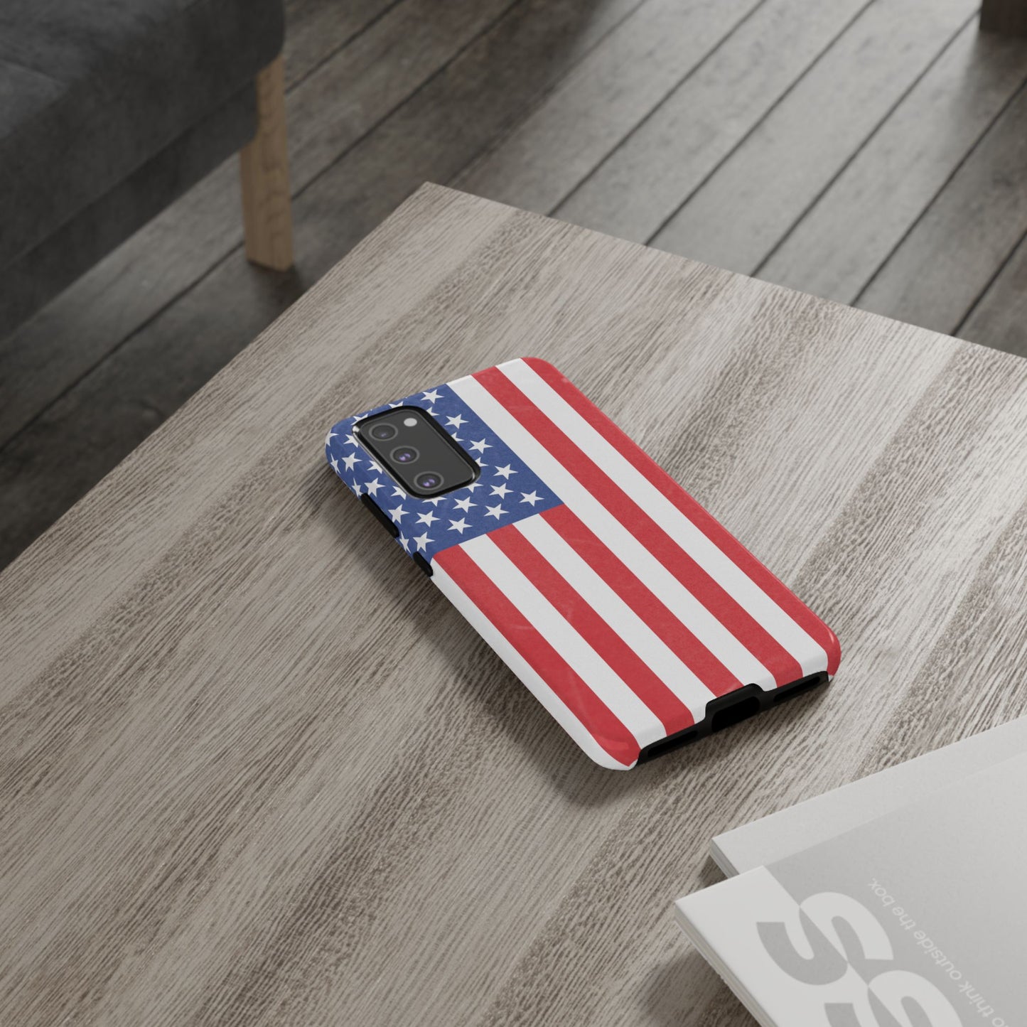 American Flag Phone Case - Patriotic Cell Cover, Tough Cases, USA Pride, Independence Day Gift, Veteran's Day, Phone Protection - TRV