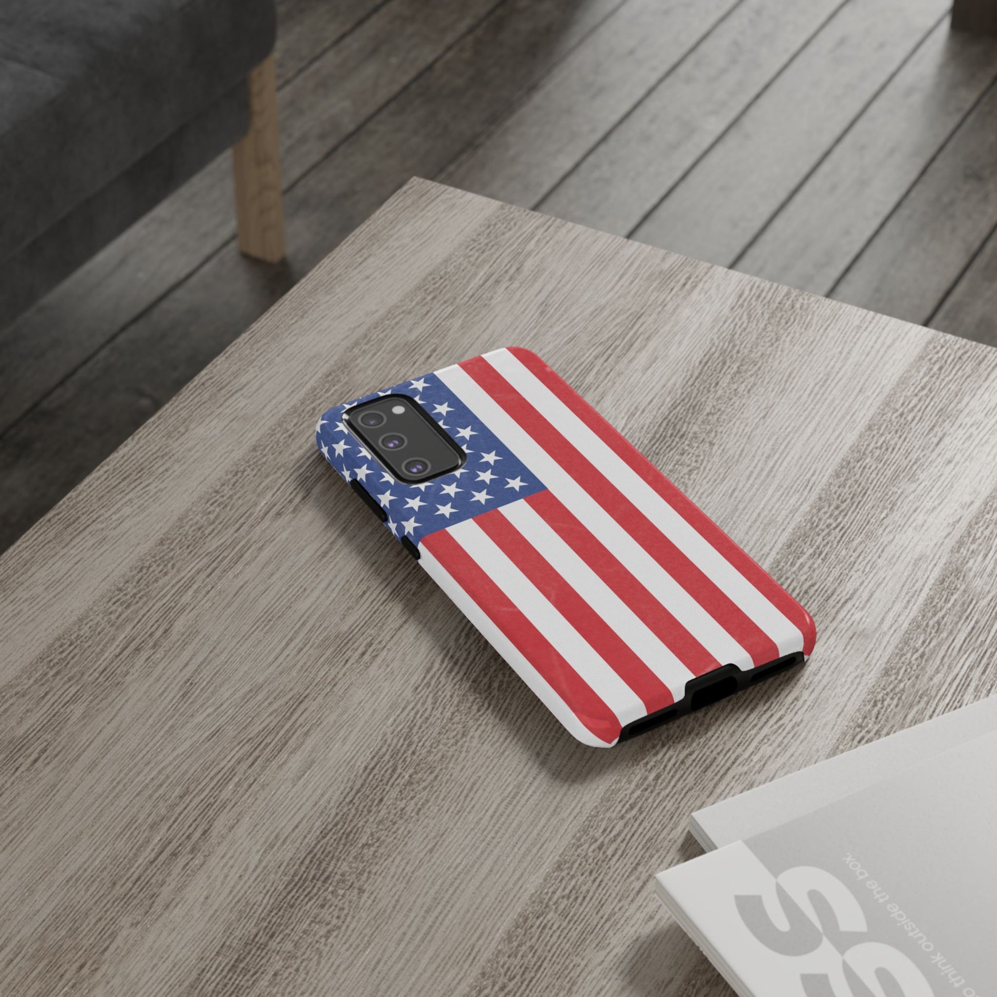 American Flag Phone Case - Patriotic Cell Cover, Tough Cases, USA Pride, Independence Day Gift, Veteran's Day, Phone Protection - TRV