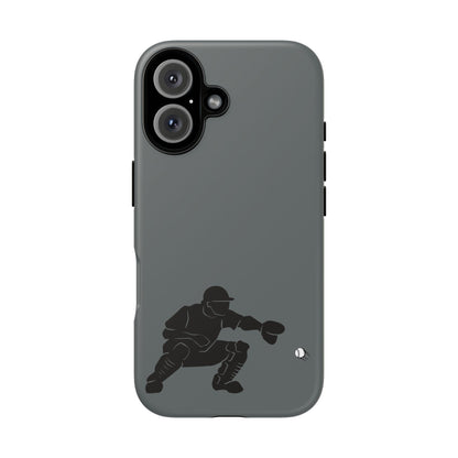 Baseball Catcher Phone Case, Sports Phone Accessory, Tough Cases, Gift for Athletes, Sports Fan Merchandise, Unique Design - TRV