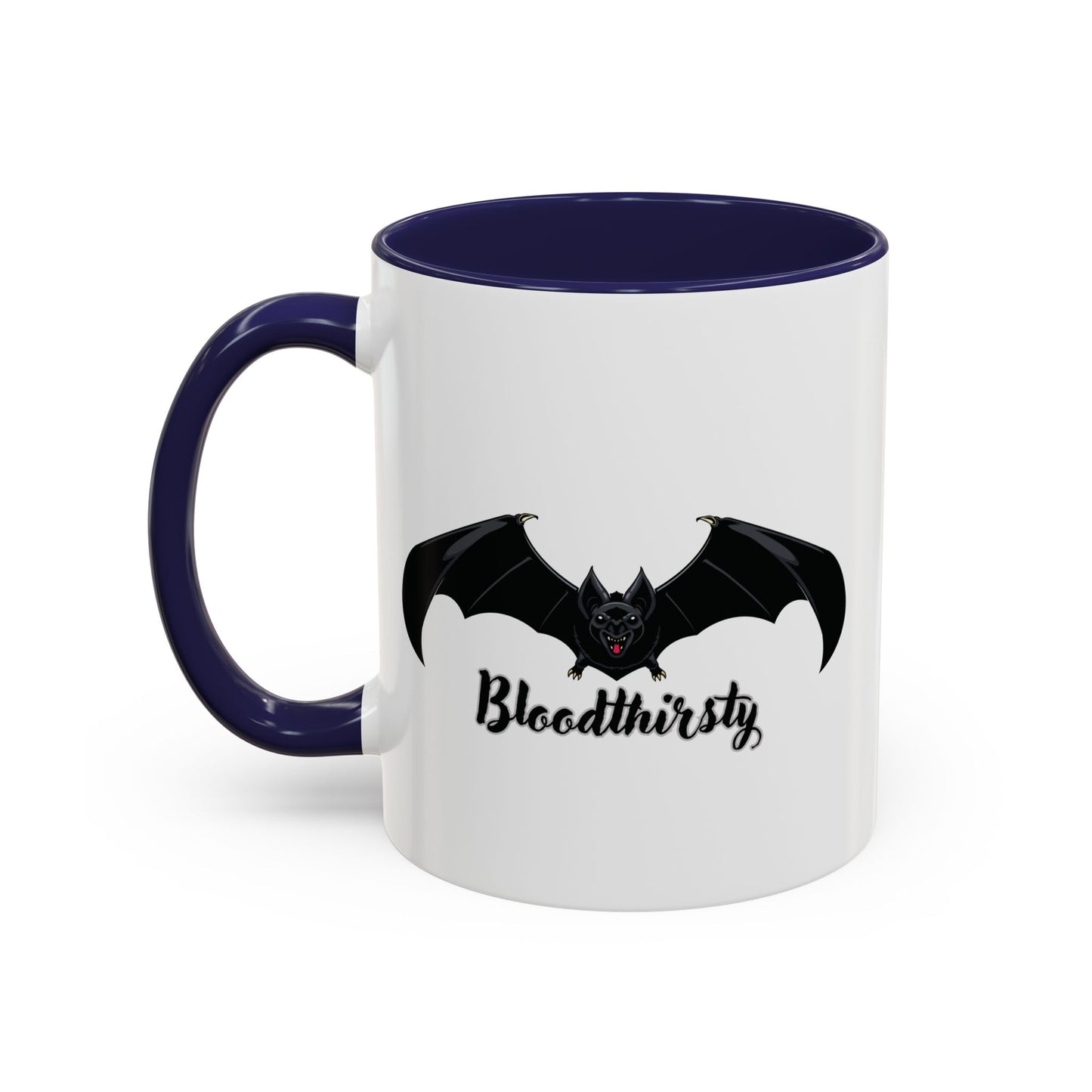 Bloodthirsty Bat Coffee Mug - Unique Halloween and Gothic Accents