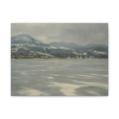 Serene Winter Landscape Canvas - TRV