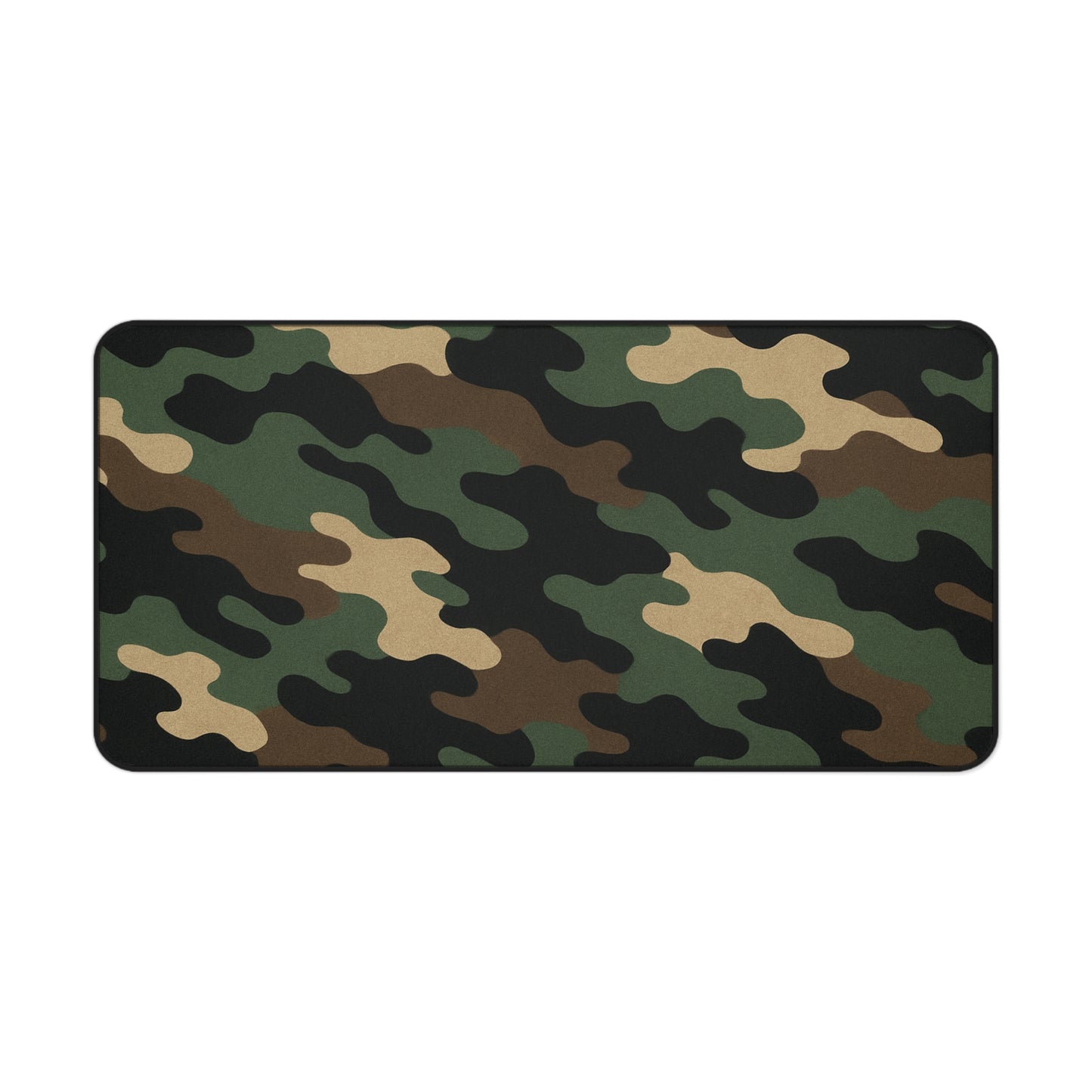 Camouflage Desk Mat - Stylish Workspace Decor, Gamer Mouse Pad, Home Office Accessory, Military Theme, Durable and Functional - TRV