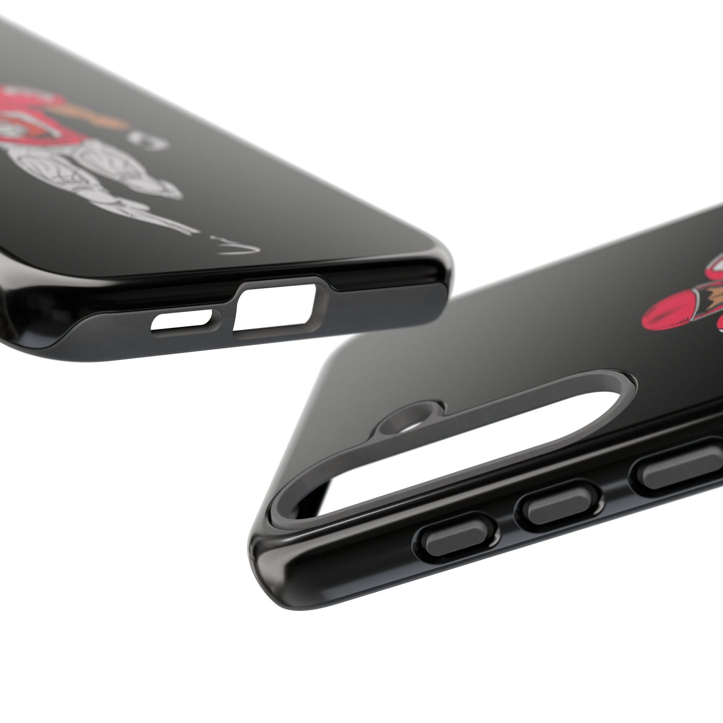 Football Player Tough Phone Case – Protective Black Sports iPhone Case