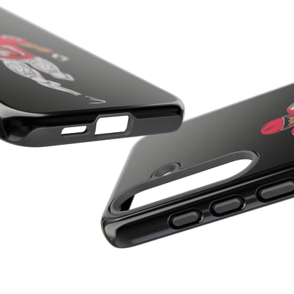 Football Player Tough Phone Case – Protective Black Sports iPhone Case