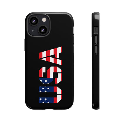 USA Flag Phone Case, Tough Phone Cover, Patriotic Gift, Independence Day Accessory, American Pride Mobile Case - TRV