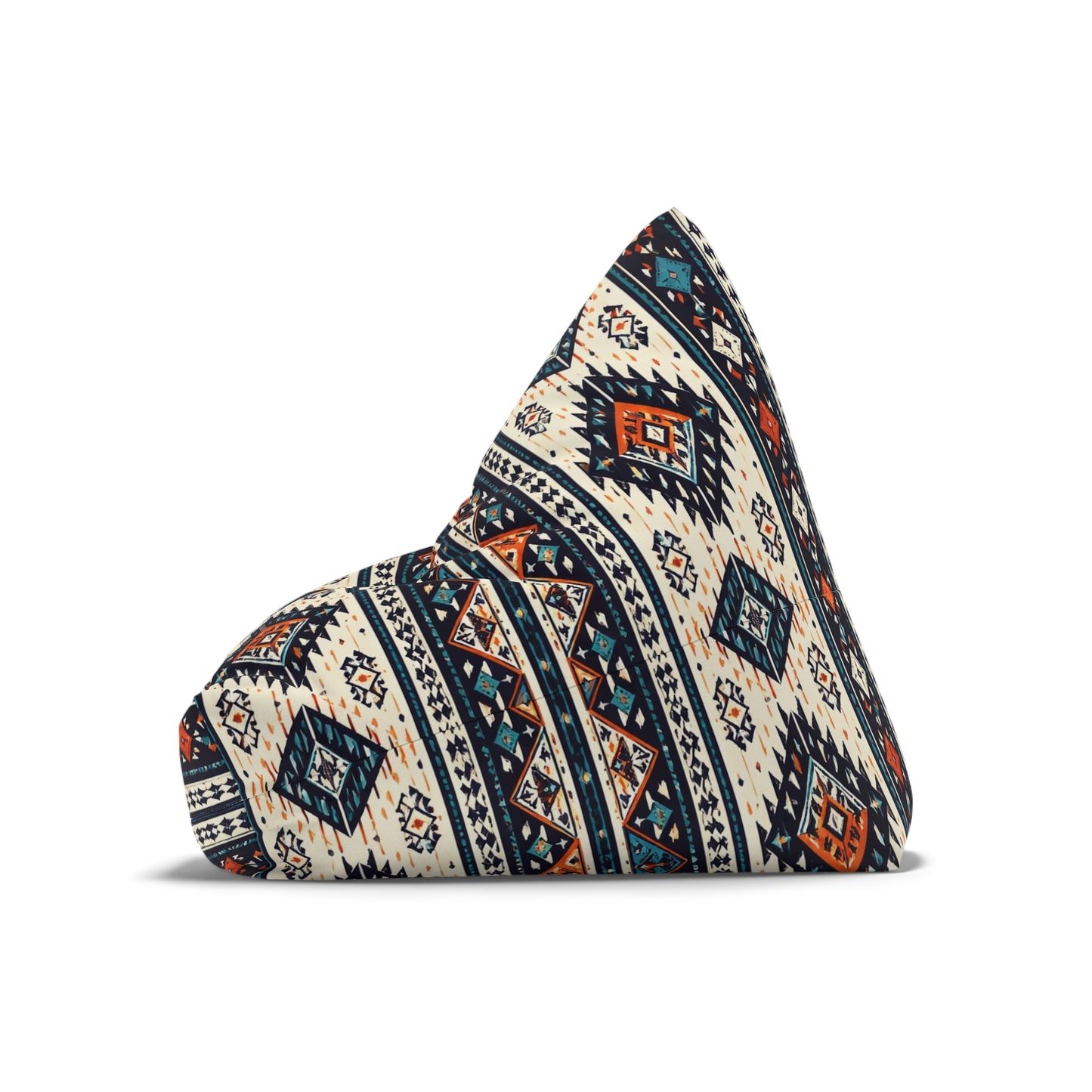 Southwestern Aztec Pattern Bean Bag Chair Cover | Tribal Geometric Boho
