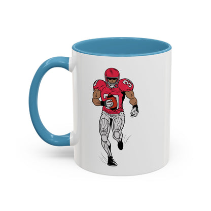 Football Player Coffee Mug, Sports Fan Gift, Motivational Coffee Cup, Game Day Mug, Unique Sports Merchandise