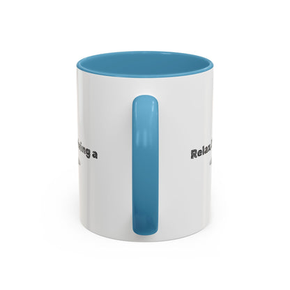 Coffee Mug — “Relax, I’m Driving” UFO Accent Ceramic Mug (11/15 oz)