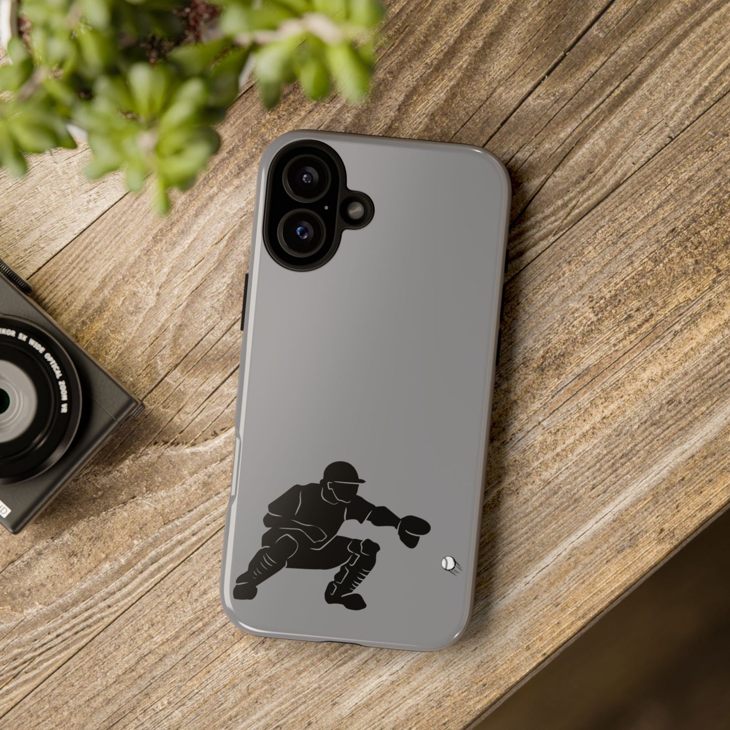Baseball Catcher Phone Case - Tough Cases, Sports Phone Cover, Great for Athletes, Perfect Gift for Baseball Lovers, Unique Cell Phone Design - TRV