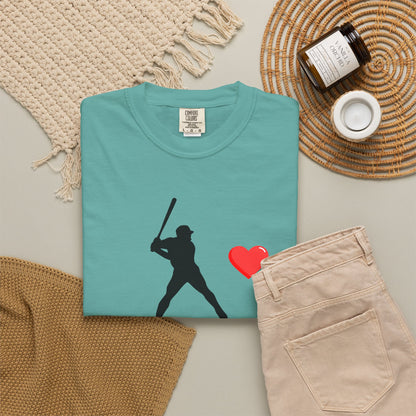 Baseball Love T-Shirt, Unisex Sports Tee, Gift for Baseball Fans, Valentine's Day Shirt, Game Day Apparel, Soft Cotton Top