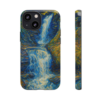 Artistic Phone Case - Waterfall Design, Unique Gift, Phone Accessory, Nature Lover, Original Artwork - TRV