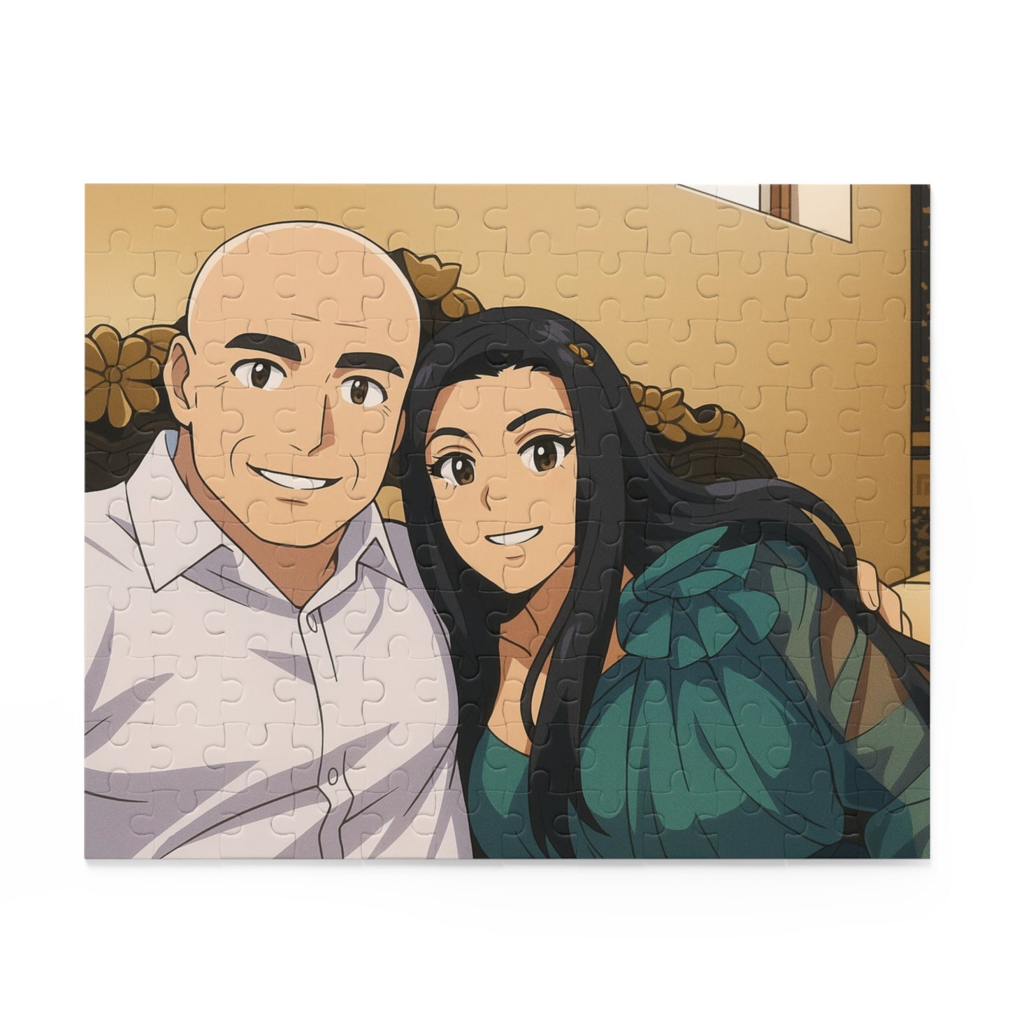Anime Couple Portrait Puzzle | Custom 120/252/500-Piece - TRV