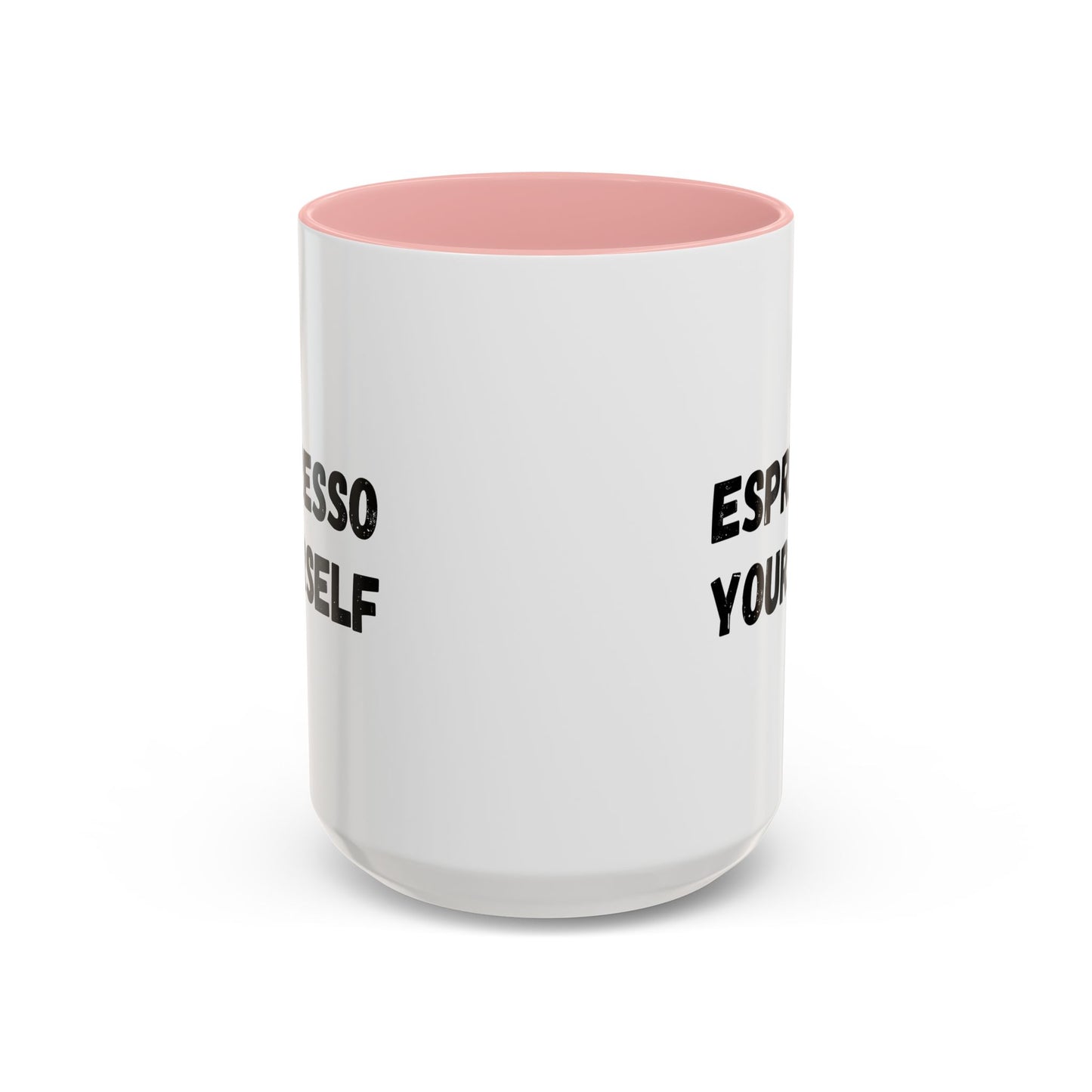 Espresso Yourself Coffee Mug - Fun Black Accented Mug for Coffee Lovers, Great Gift for Birthdays, Christmas, and Housewarming
