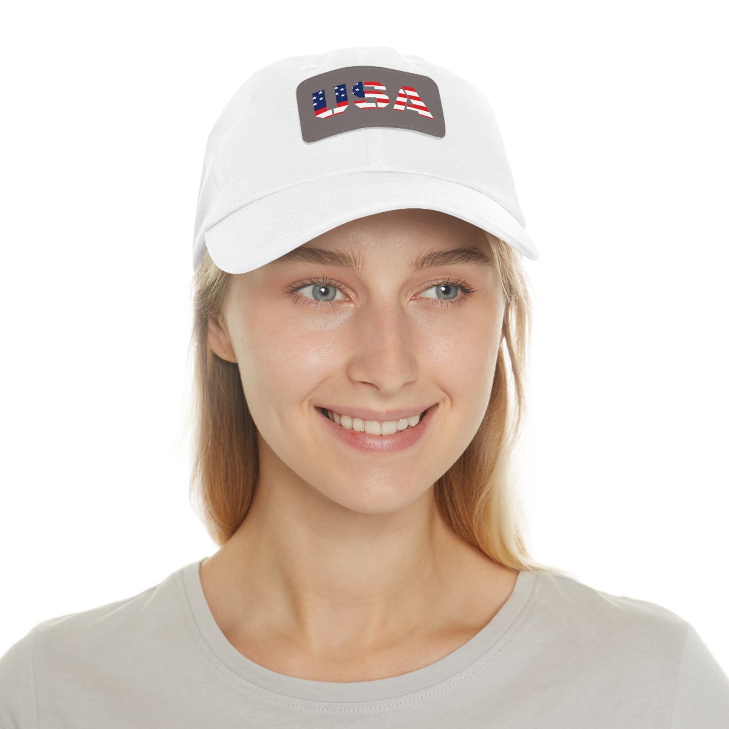 Dad Hat with USA Leather Patch - TRV