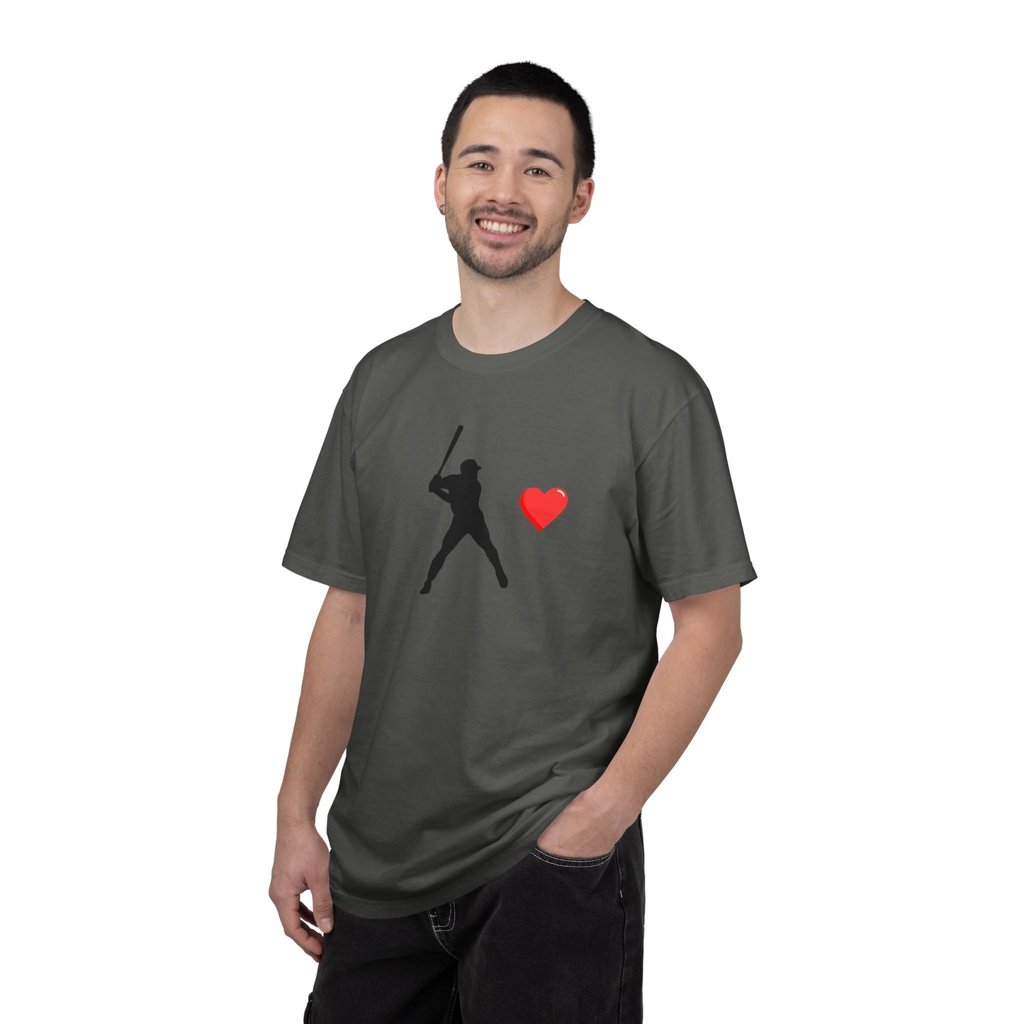 Baseball Love T-Shirt, Unisex Sports Tee, Gift for Baseball Fans, Valentine's Day Shirt, Game Day Apparel, Soft Cotton Top