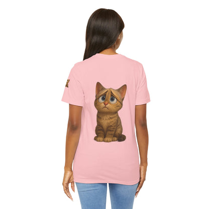 Adorable Cat Graphic Tee, Cute Pet Lover Shirt, Animal Lover Gift, Funny Cat Apparel, Birthday, Christmas, Everyday Use - TRV