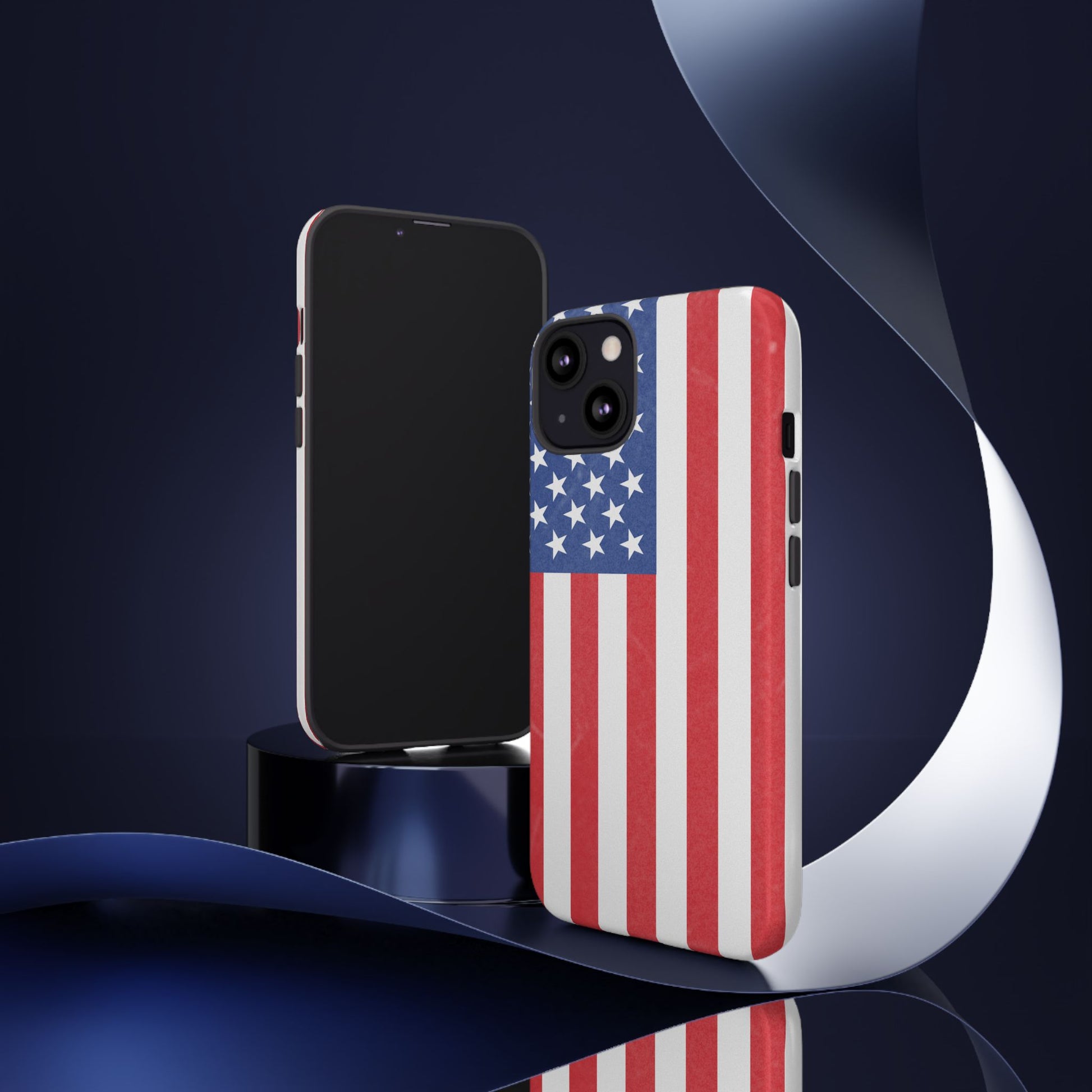 American Flag Phone Case - Patriotic Cell Cover, Tough Cases, USA Pride, Independence Day Gift, Veteran's Day, Phone Protection - TRV