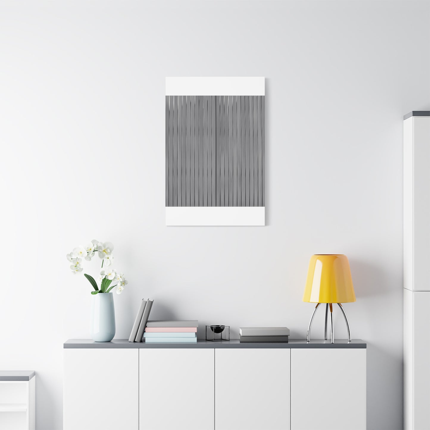 Modern Striped Canvas Art - 1.25" Stretched Wall Decor - TRV