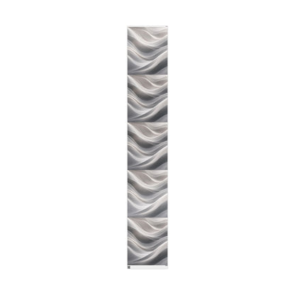 Silver Marble Swirl Wrapping Paper | Abstract Metallic Gift Wrap