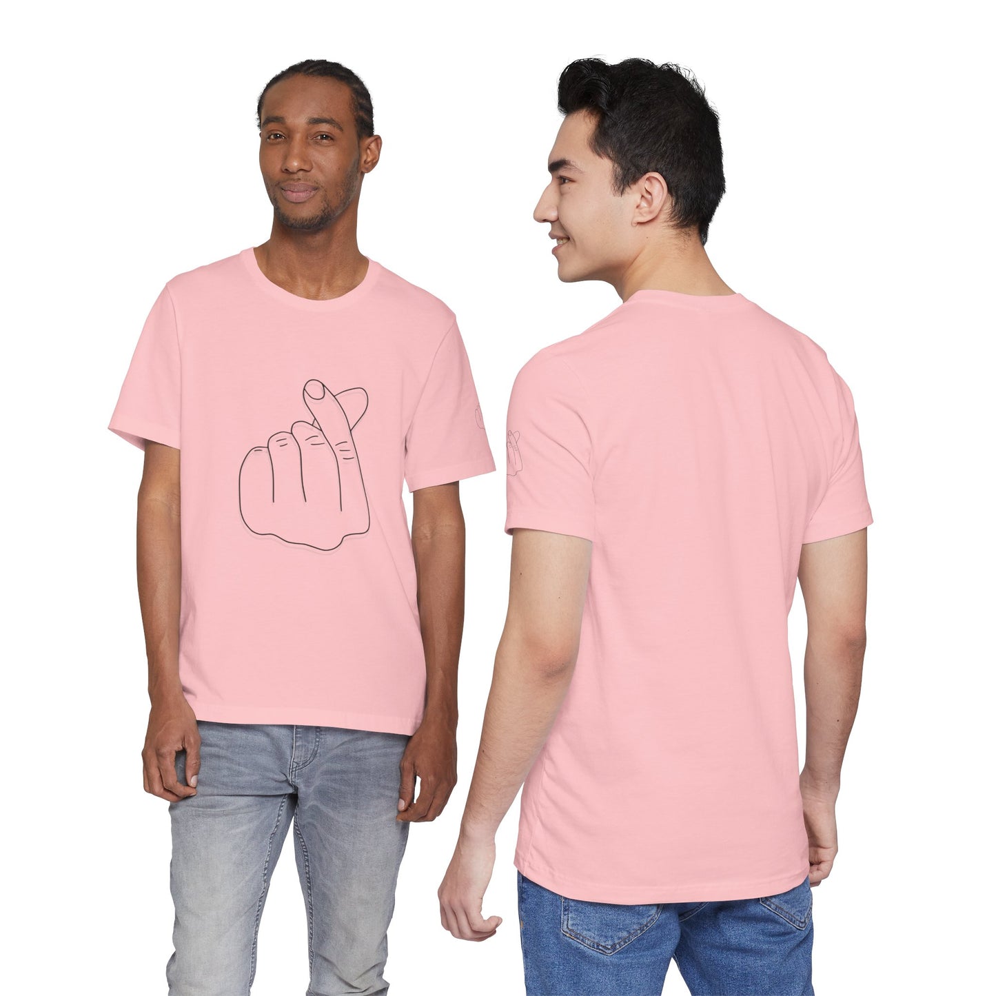 Minimalist Hand Sign Unisex Tee | Casual Everyday Wear | Perfect for Gift Givers