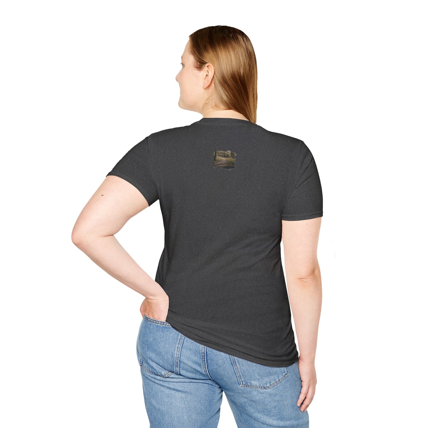 Nature-Inspired Unisex Softstyle T-Shirt, Eco-Friendly Fashion, Outdoor Lover Tee, Gift for Nature Enthusiasts, Casual Everyday Wear