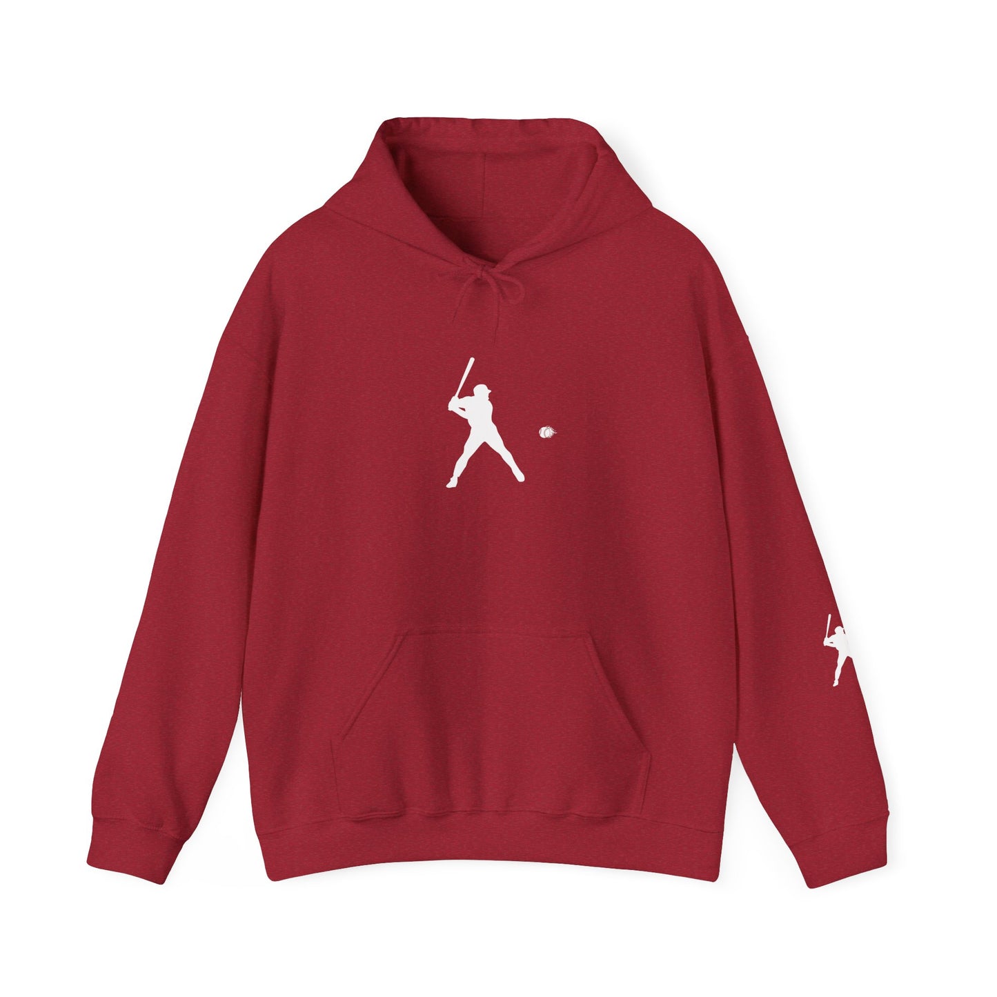 Sporty Unisex Baseball Hooded Sweatshirt, Casual Hoodie for Athletes, Perfect for Gifts, Comfy Streetwear, Ideal for Sports Events, Personal Use - TRV