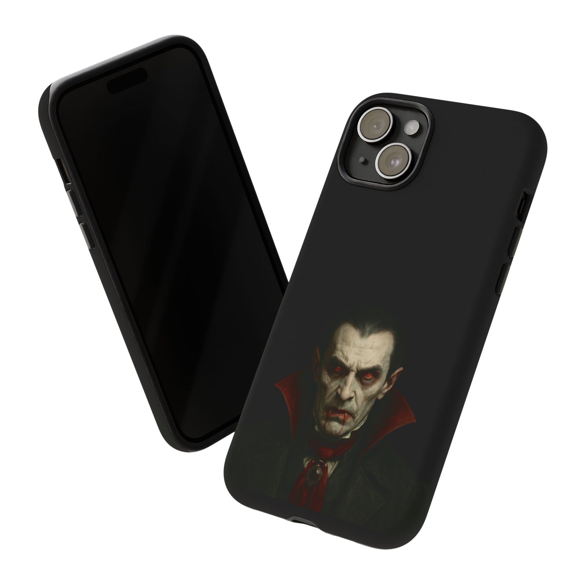 Vampire Phone Case - Tough Cases for Halloween, Gothic Decor, Gifts for Horror Fans, Spooky Accessories, Unique Cellphone Cover - TRV