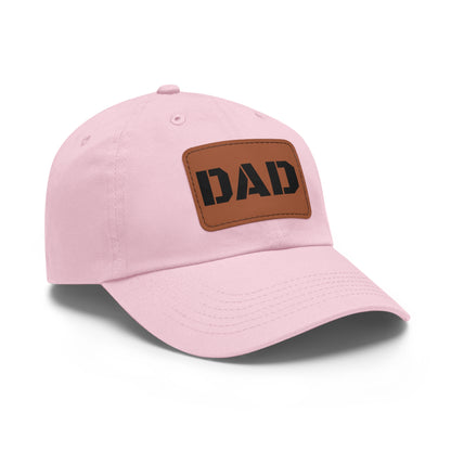 Stylish Dad Hat with Leather Patch | Perfect Gift for Fathers Day, Casual Wear, Dad's Birthday, Outdoor Activities