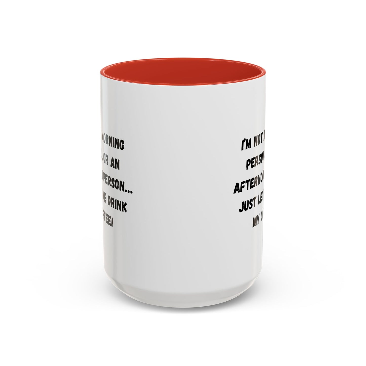 Funny Coffee Mug for Night Owls, I'm Not a Morning Person Mug, Gift for Coffee Lovers, Unique Drinkware, Humor Mug