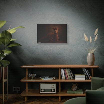Alpaca Portrait Matte Canvas - TRV