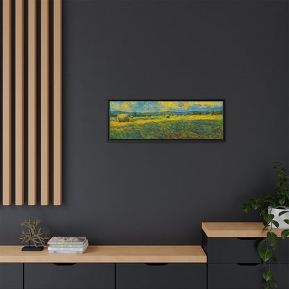 Landscape Matte Canvas, Framed (Multi-color) - TRV